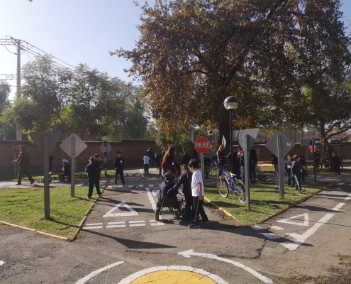 Galería: Tránsito y Transporte Público - Educación vial en terreno Realización de actividades de Educación Vial junto a establecimientos de educación municipales y policías.
